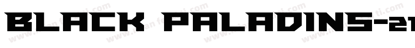 Black Paladins字体转换